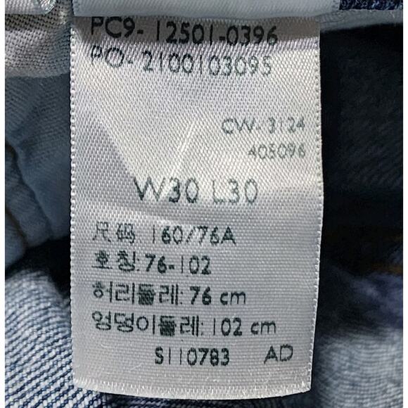 Levis 501 Jeans Original Fit High Rise Medium Wash Button Fly Womens 30 X 30 - Picture 6 of 13